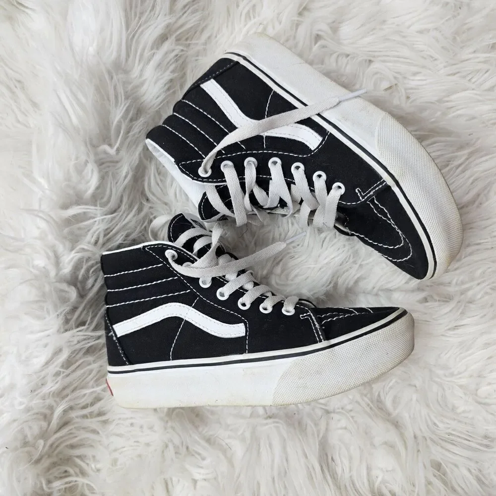Vans OTW Old Skool Youth Kids Shoes Black White 3 M Suede Skateboard Sneakers